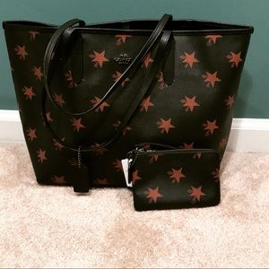 New Coach bag with wrist wallet